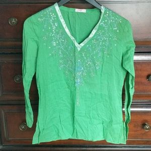 Vintage sequin tunic